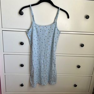 90s floral mini dress